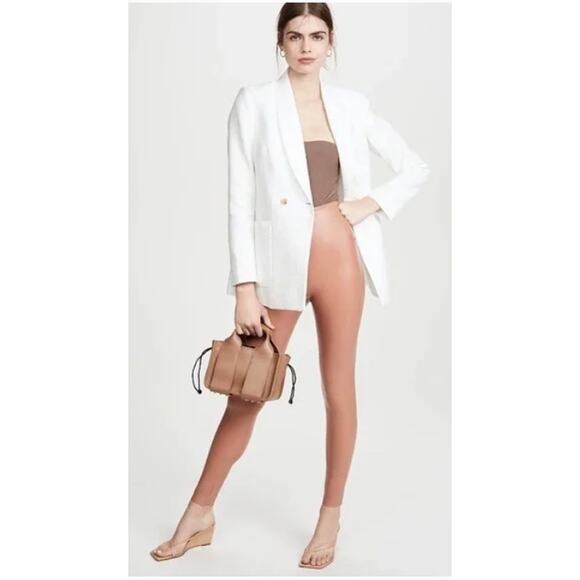 Commando Faux Leather Adobe Dark Nude Perfect Control Leggings Large New - Picture 1 of 14